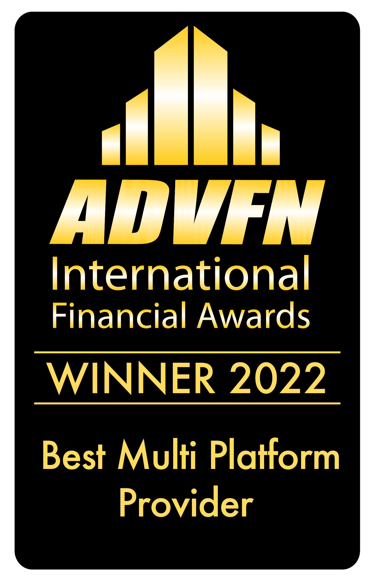 Best Multi Platform Provider by ADVFN International Financial Awards